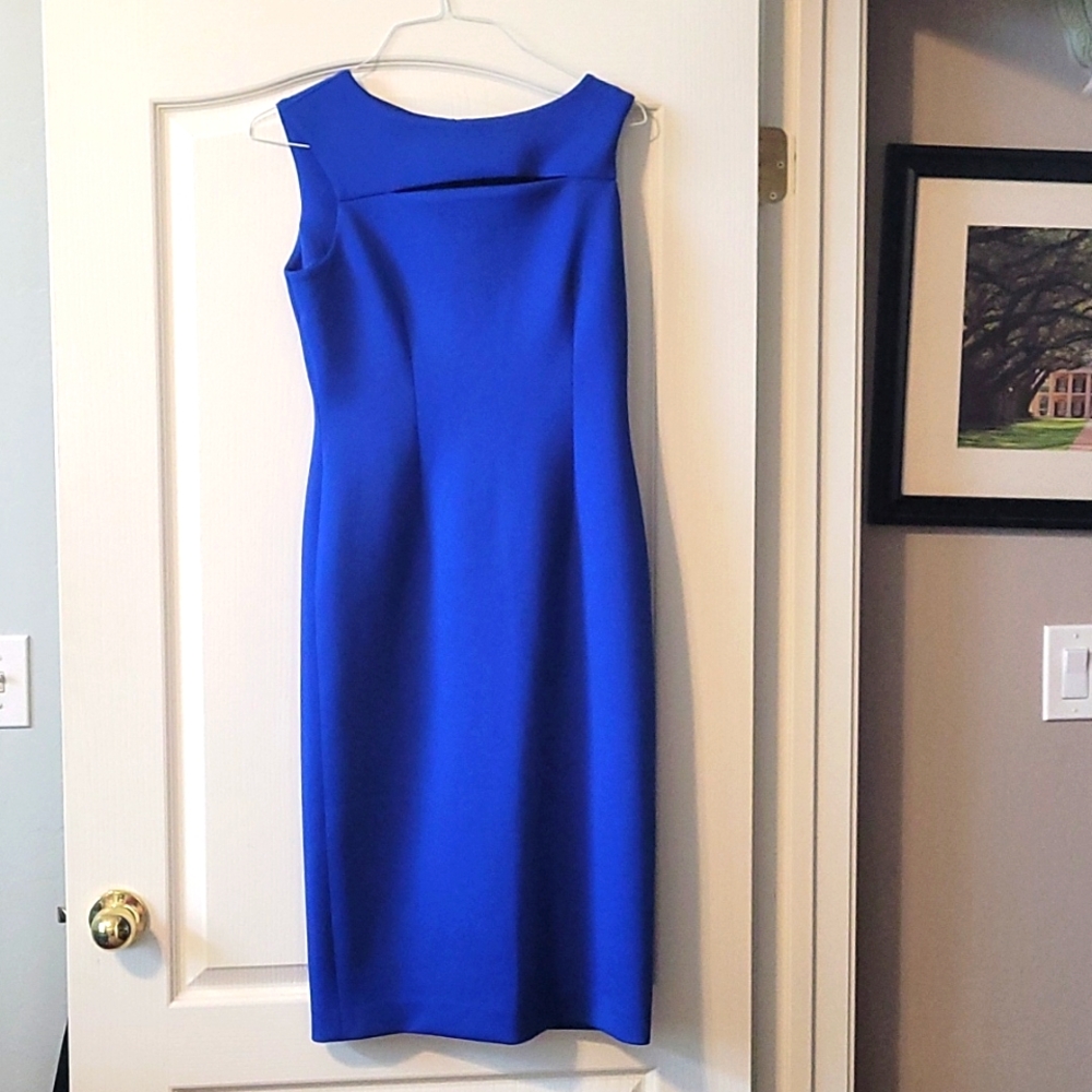 Calvin calf length dress